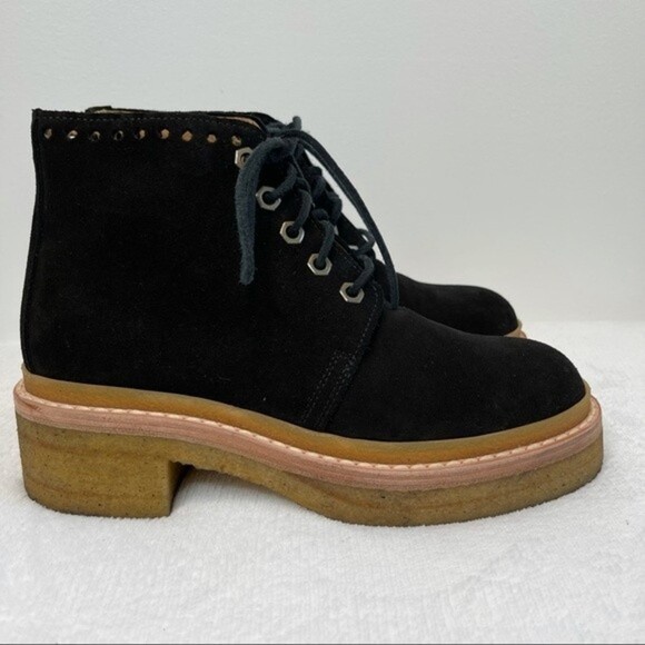 Maison Margiela Gum Platform Suede Ankle Boots - Picture 7 of 14